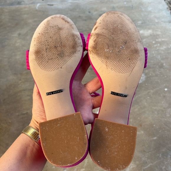 GIANNA BINI FUSCIA MODERN ANKLE BOW HEEL - Picture 5 of 7